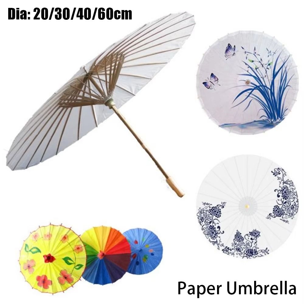 Photography Umbrella - 1 Stuk Papieren Paraplu Diameter 20/30/40/60cm