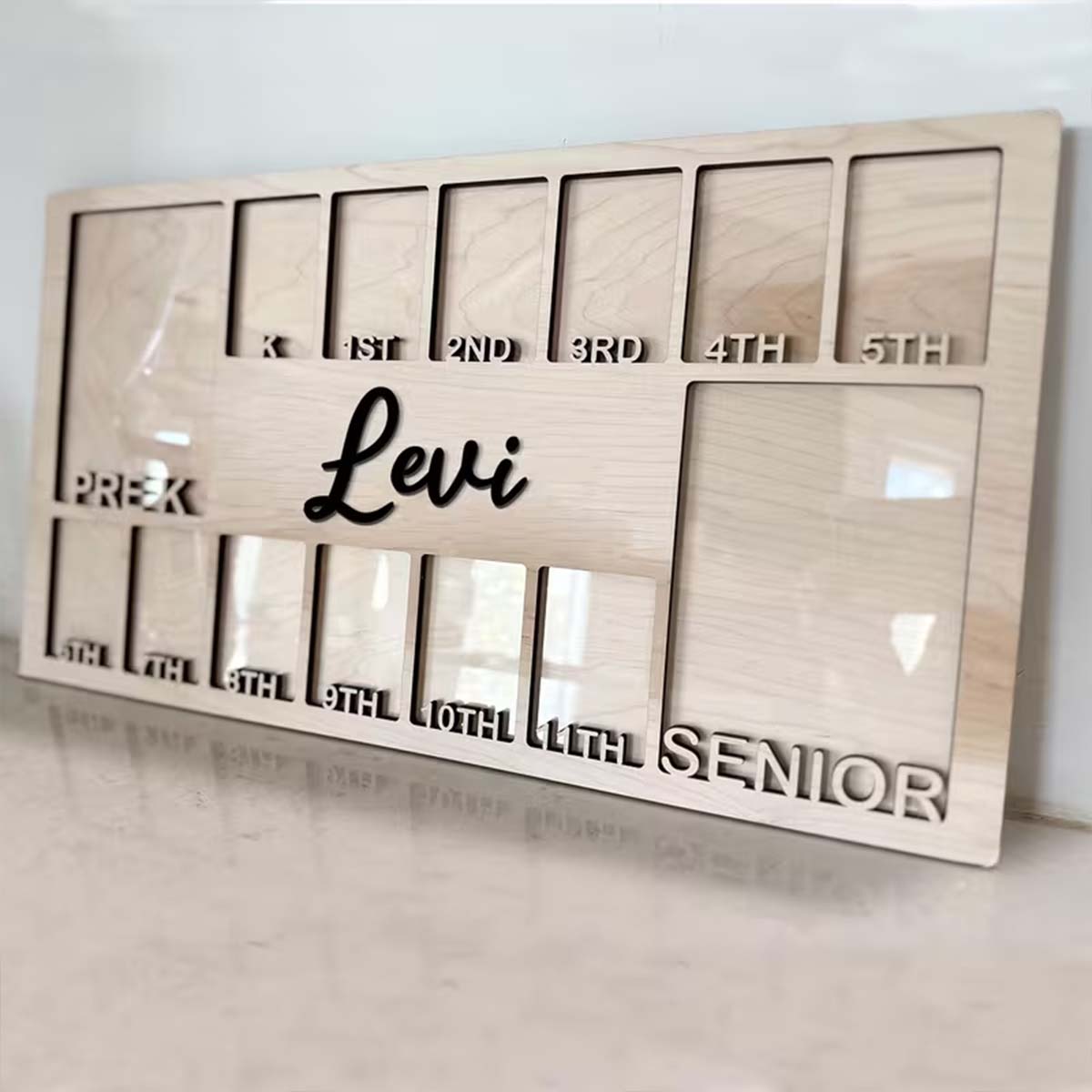 Photography Prompt - Aangepaste fotolijst houten plaquette bord, feest