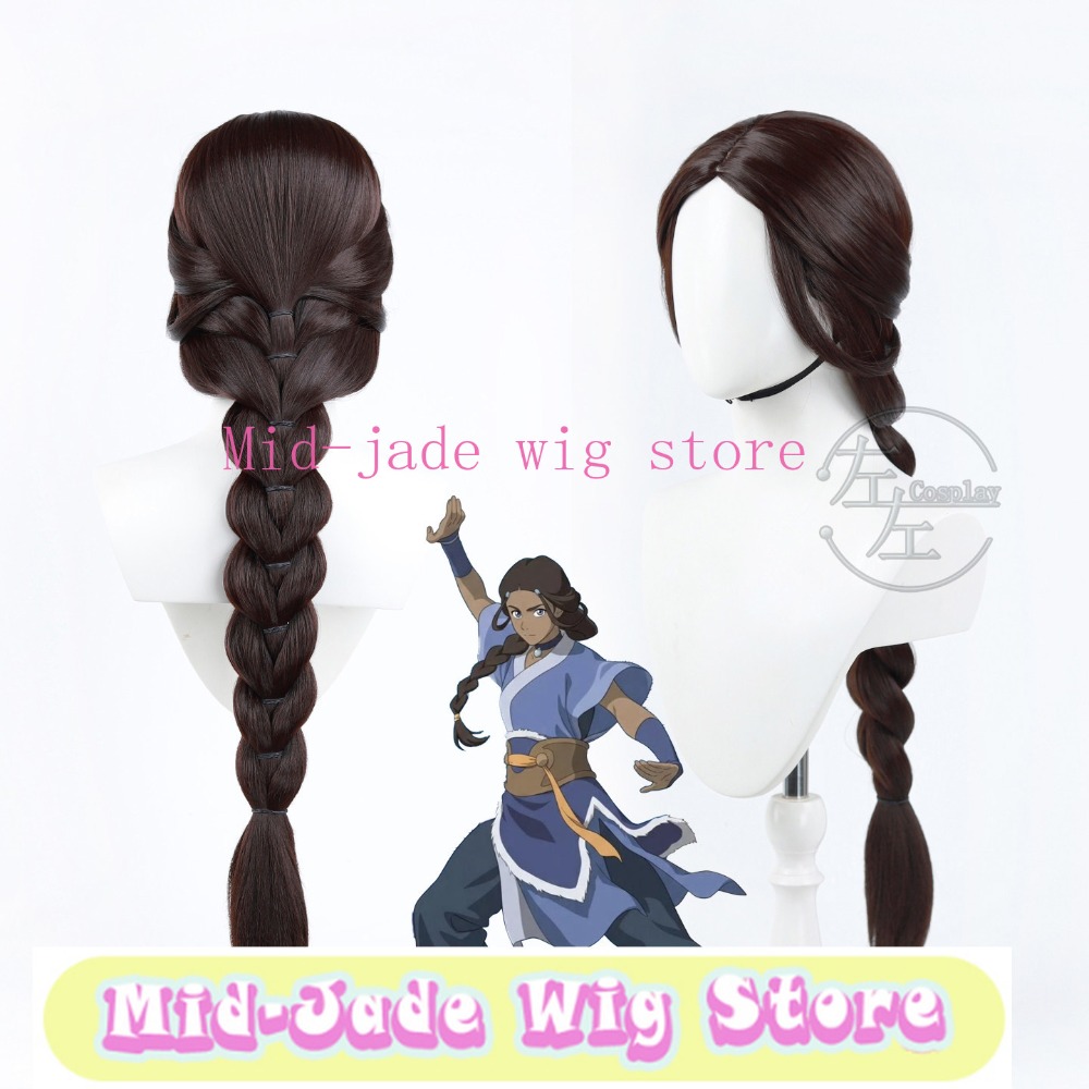 Photography Japanese - Katara Cosplay Pruik Realistische Haarstijl met