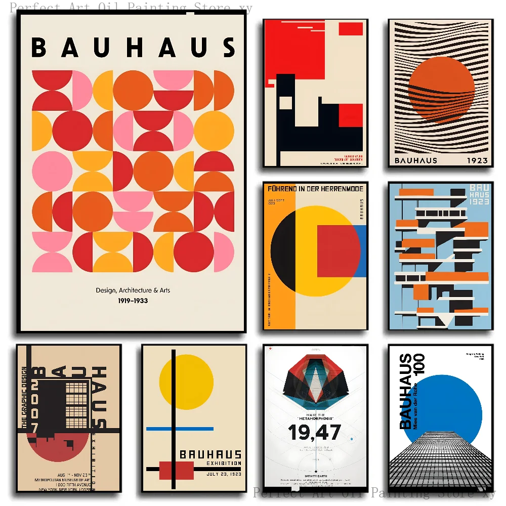 Photography Geometry - 1PC Bauhaus Moderne Eenvoud Geometrische Poster