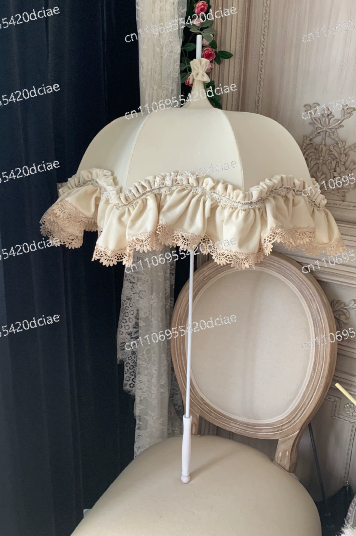 Photography Umbrella - Handgemaakte vintage Lolita paraplu antieke imitatie