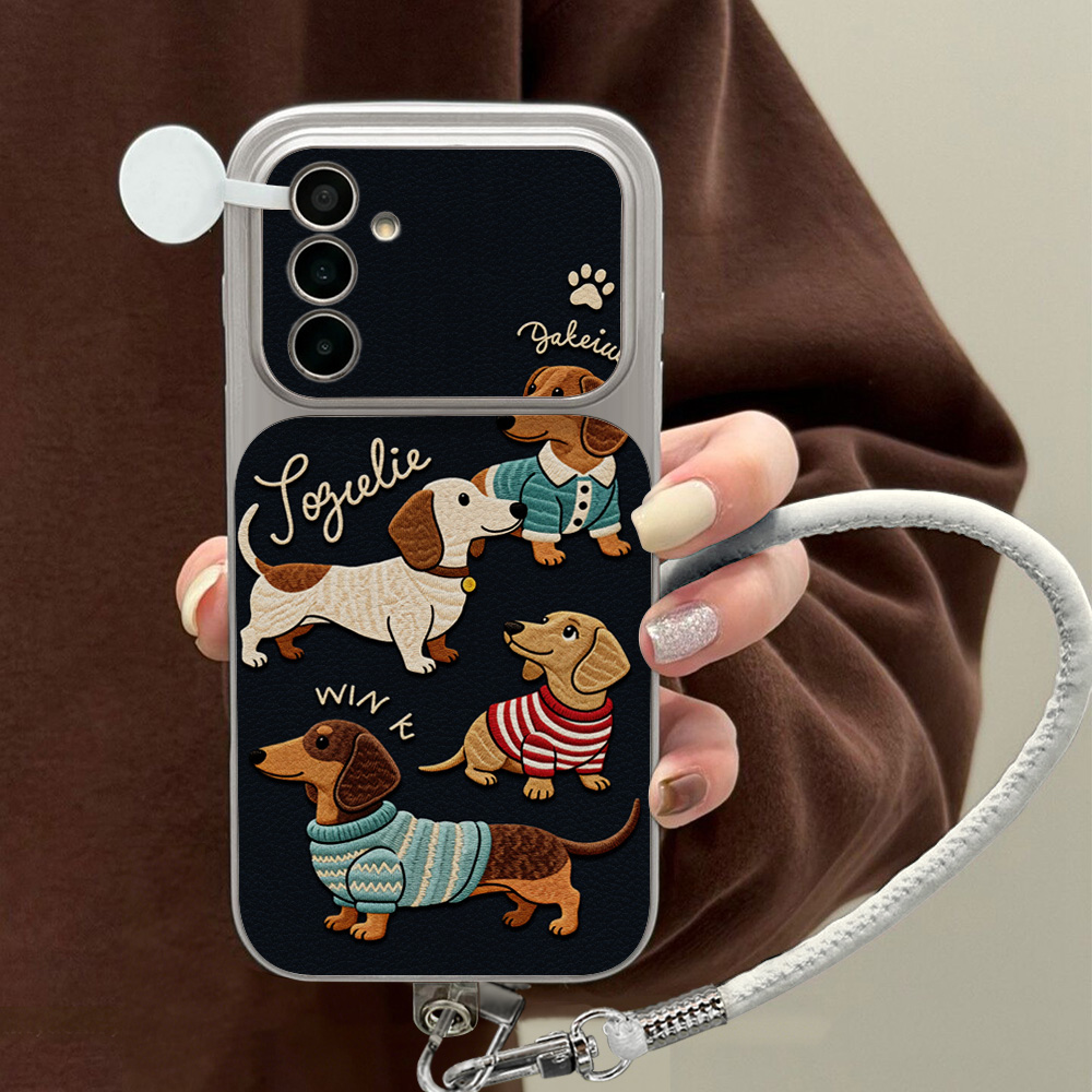 Cartoon Dachshund Telefoonhoes - Camera Wrist Strap recensie en prijs