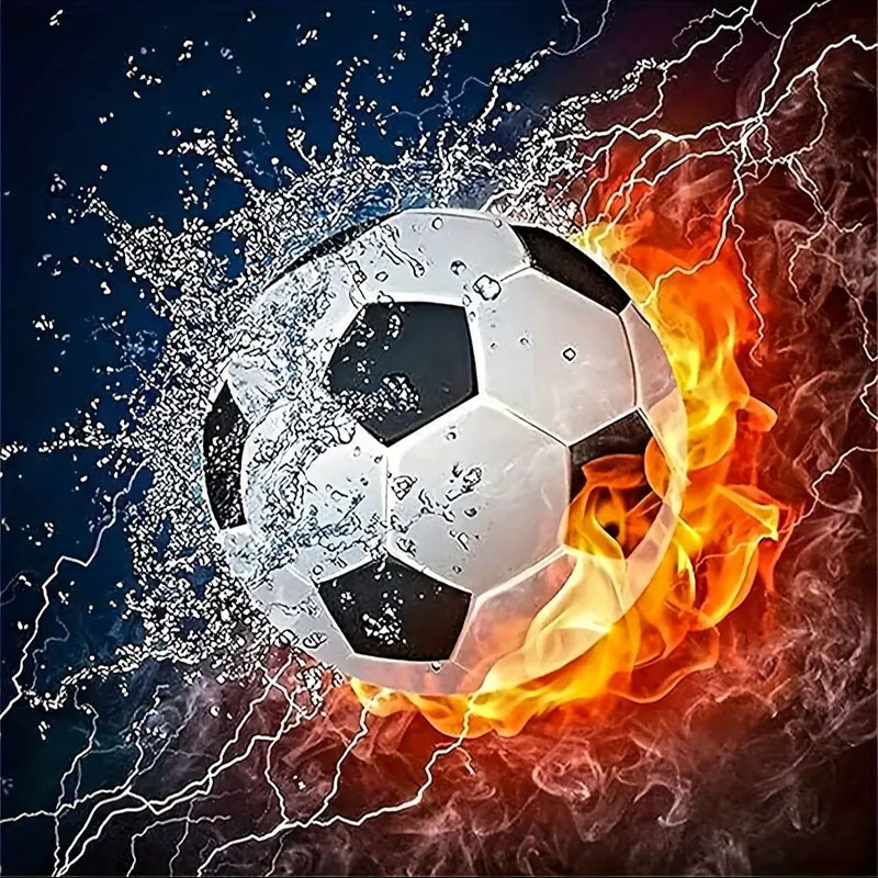 Een set voetbal-diamantschilde - Photography Geometry recensie en prijs